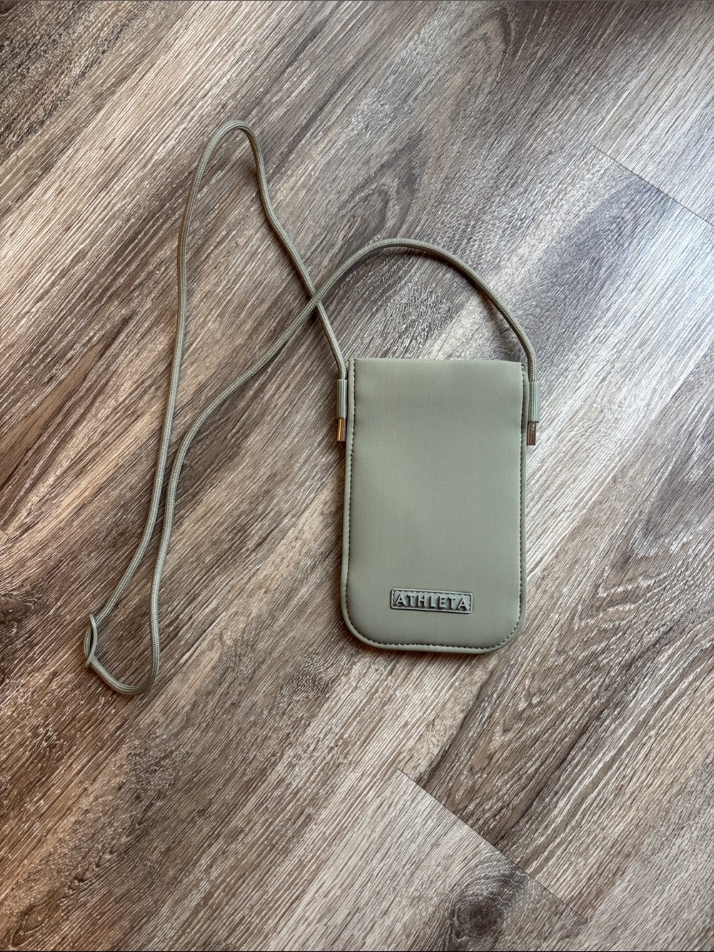 Athleta Olive Crossbody Phone Pouch with Strap